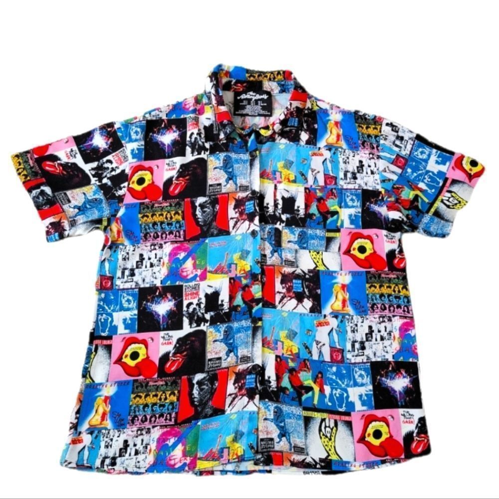 Donated - The Rolling Stones Multicolor Graphic Shirt